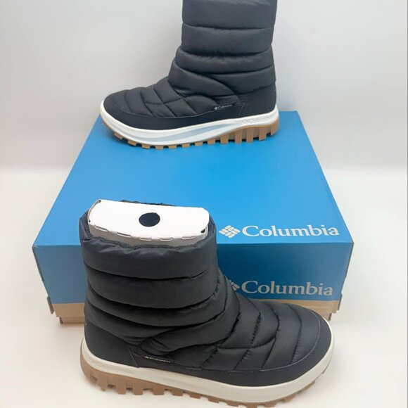Columbia Womens Snowtrot Mid Boot Black Sea Salt US Size 11 - Picture 1 of 13